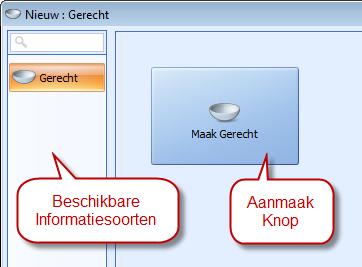 New Info - Main screen Create 1043
