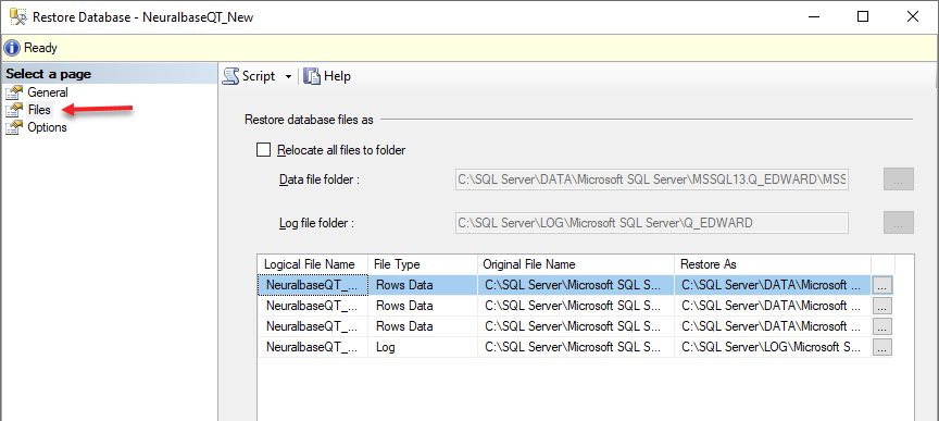Restore SQL 4
